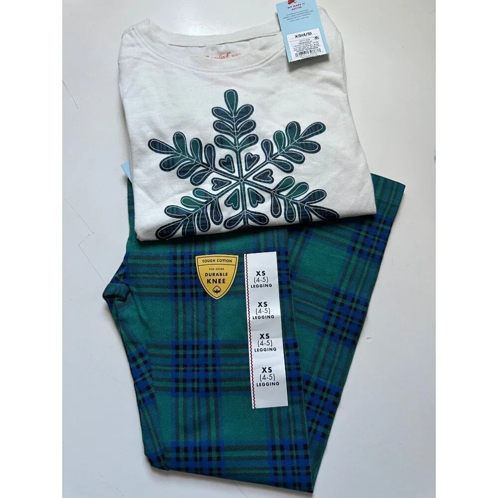 Cat & Jack Little Girls Long Sleeve and Leggings Set size XS (4/5)